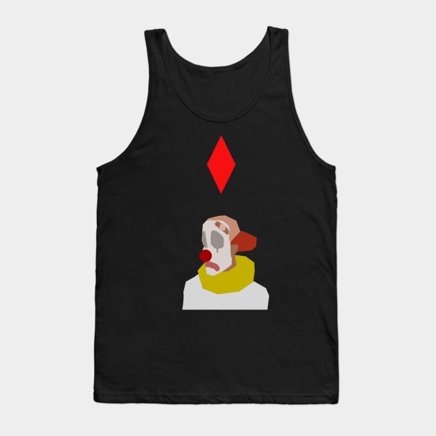 Sadder than Sunny The Clown Tank Top by gigicastpe